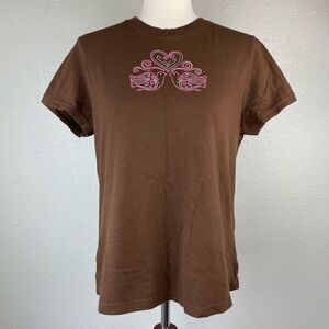 My Funny Valentine Brown Short Sleeve T-Shirt Size XL EUC